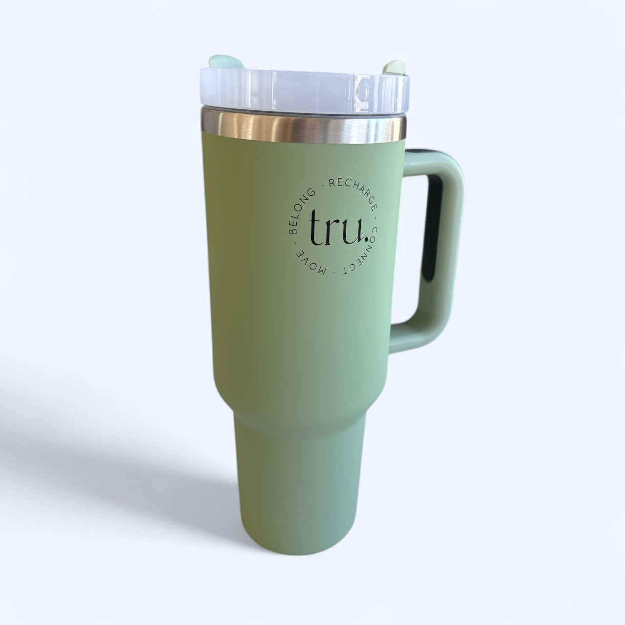 Stainless Steel Tumbler with Straw